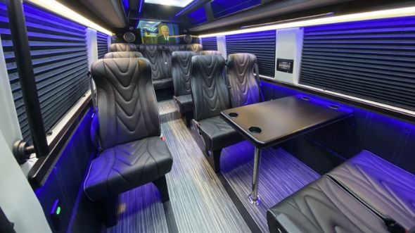 denver 18 passenger sprinter van interior