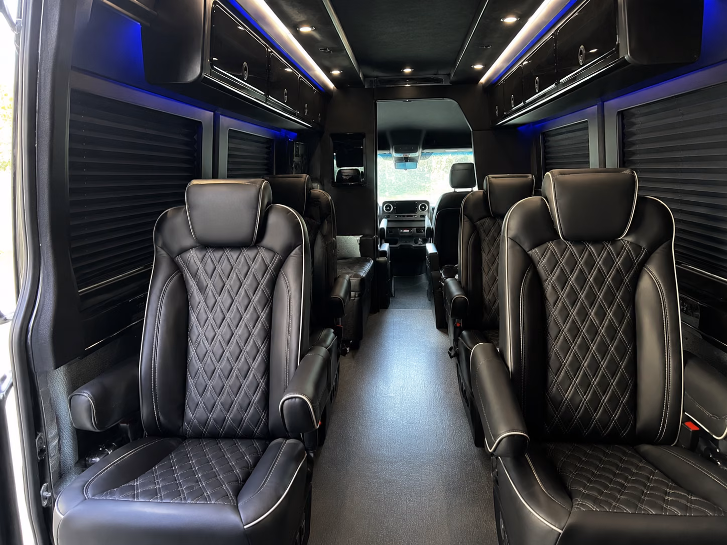 8 passenger sprinter van inside