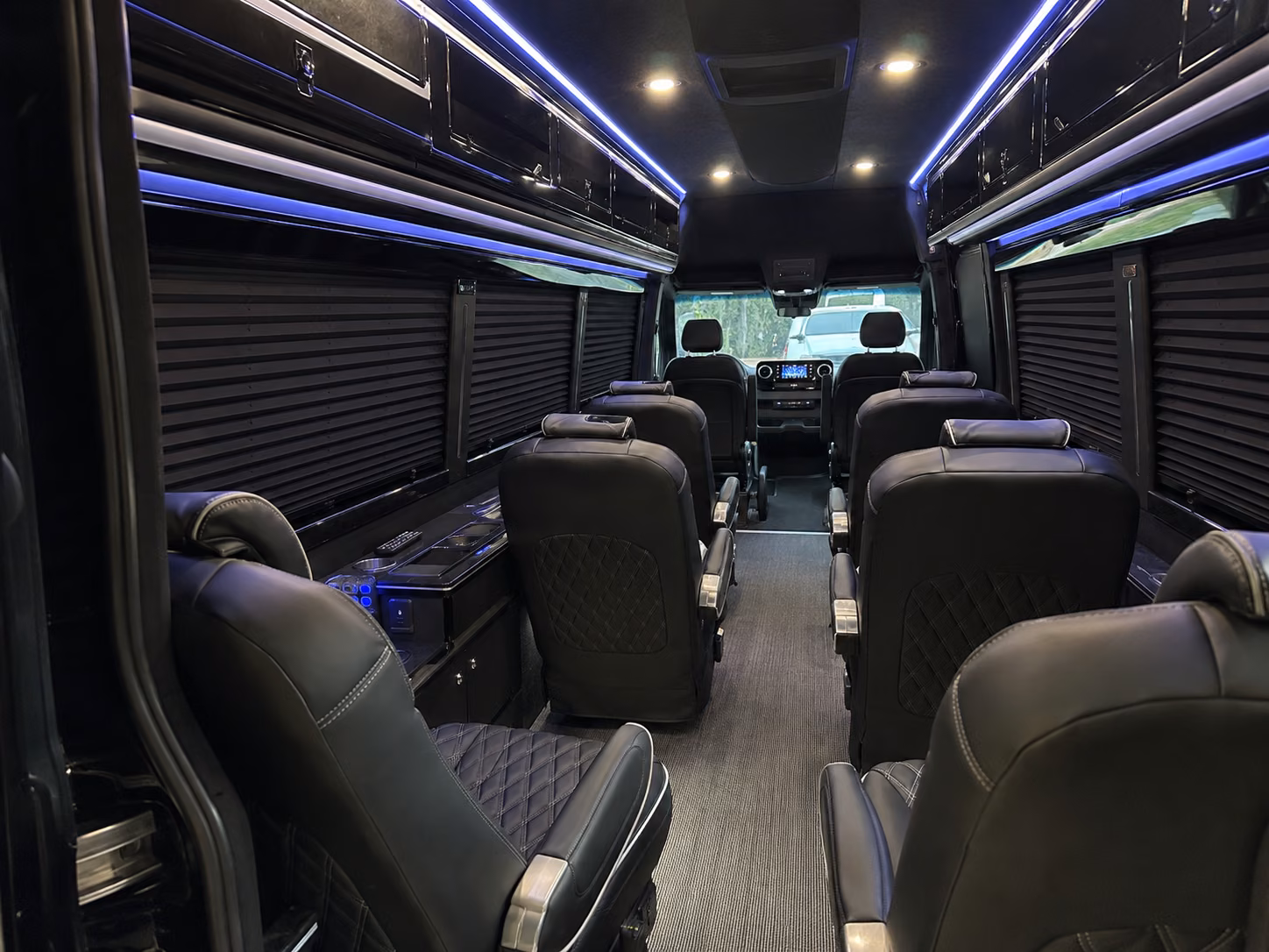 8 passenger sprinter van interior