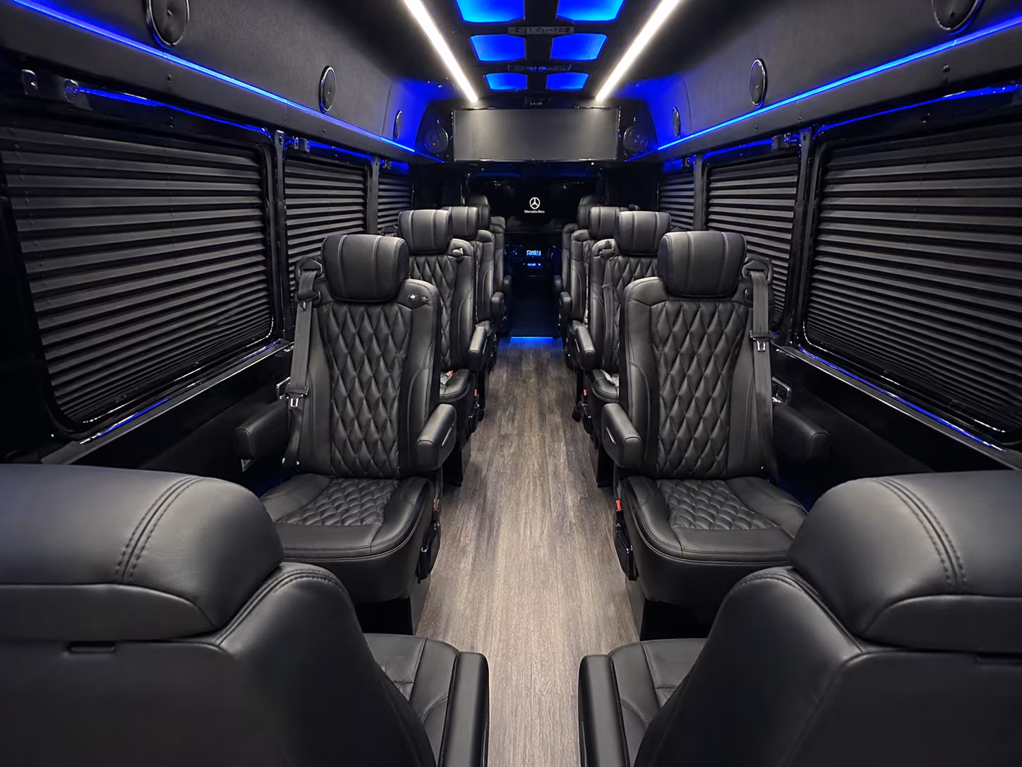 denver 10 passenger sprinter van inside