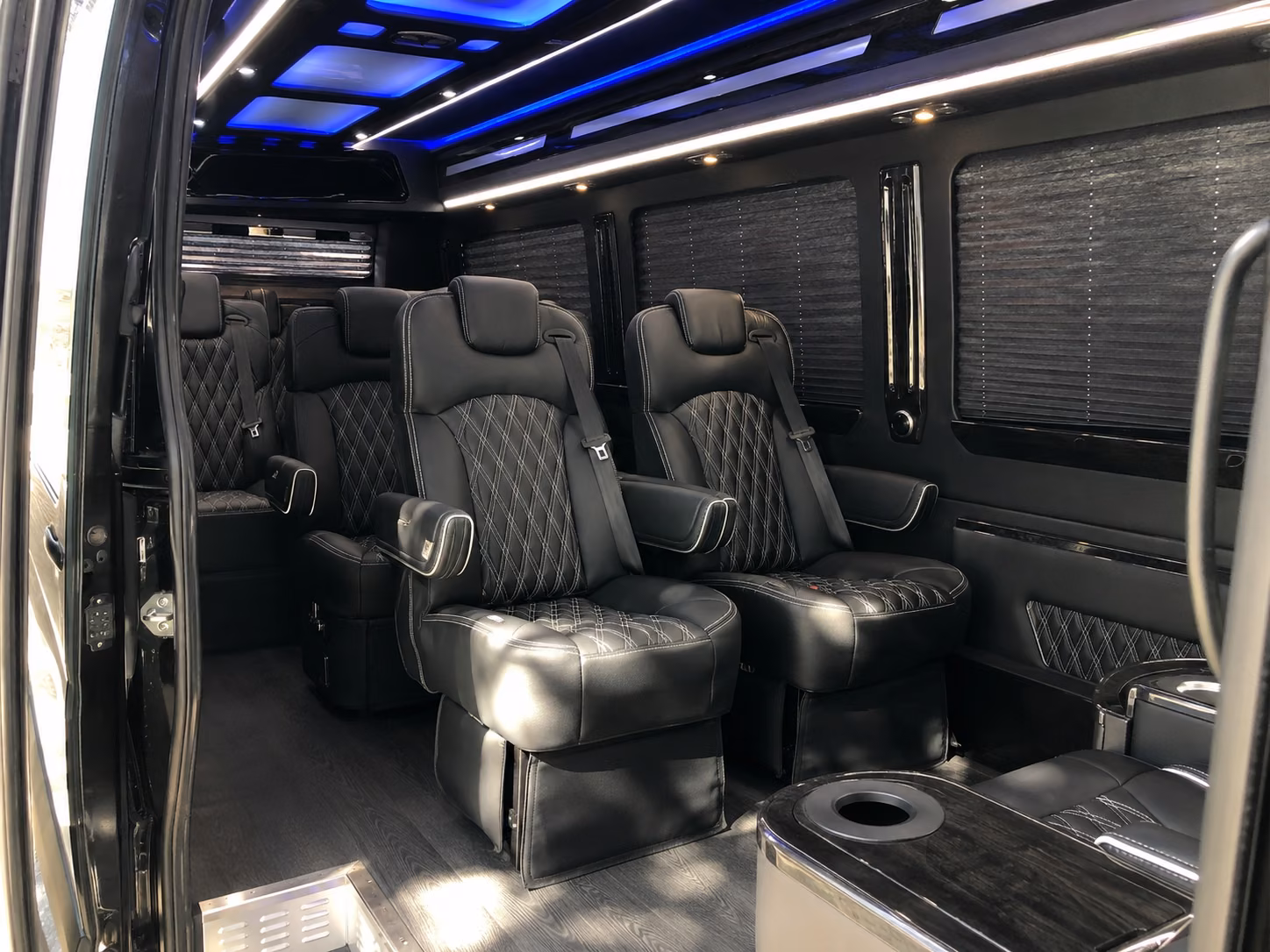 denver 12 passenger sprinter van inside