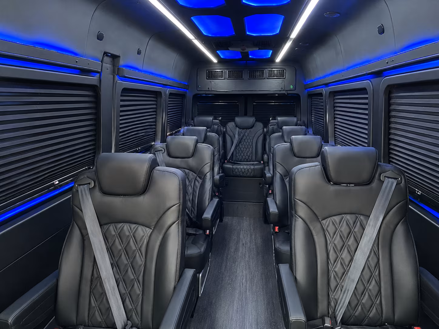 denver 12 passenger sprinter van interior
