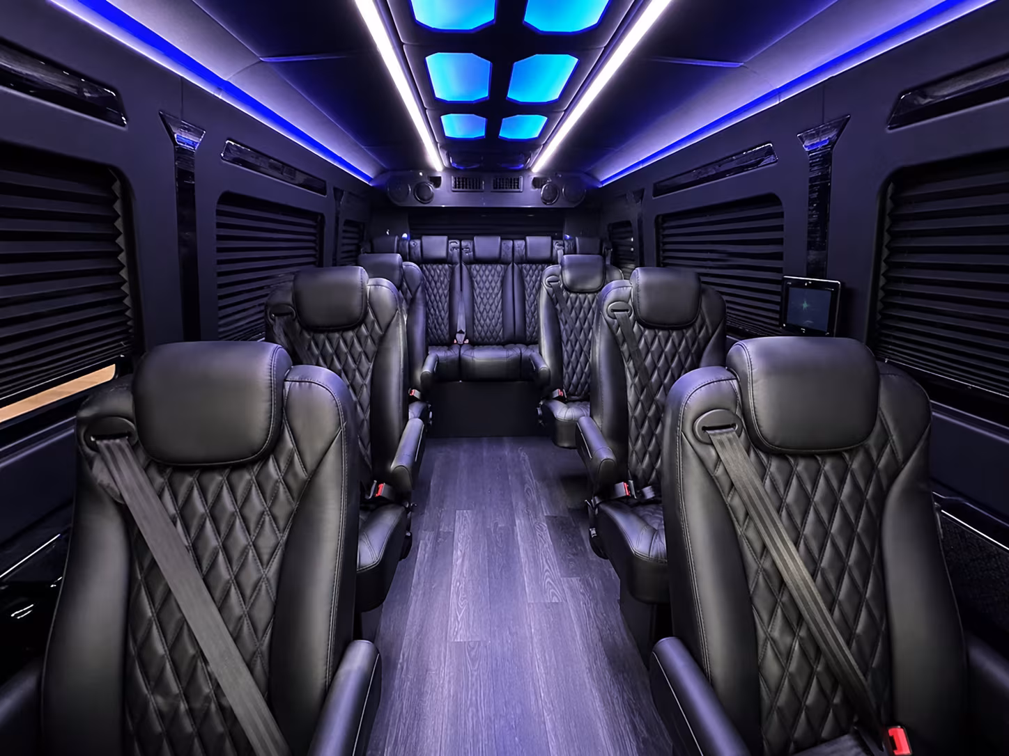 denver 18 passenger sprinter van inside