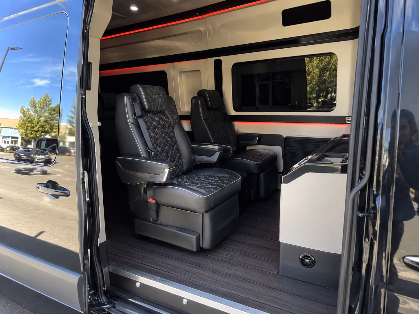 denver 20 passenger sprinter van inside