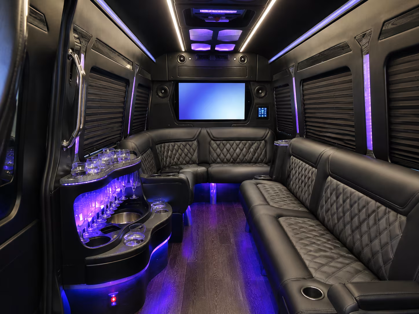 denver sprinter limousine inside