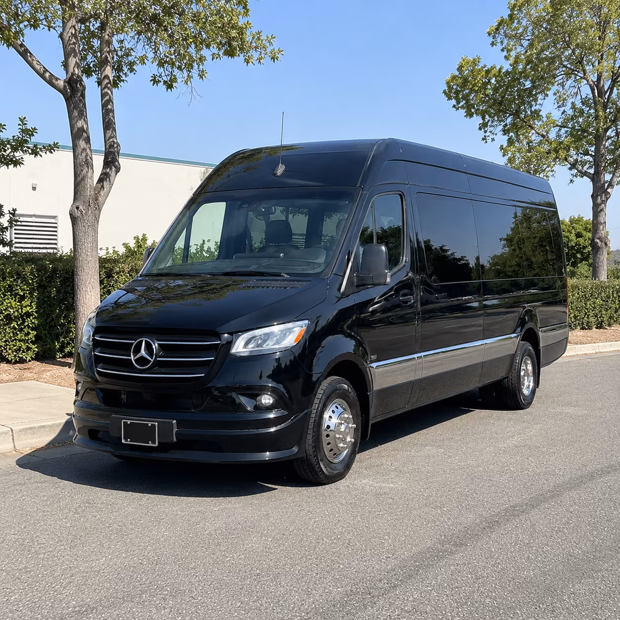 shift change and any hour employee sprinter van transportation in denver