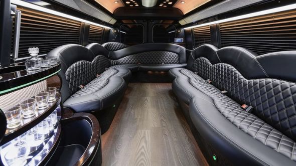 sprinter limousine inside denver